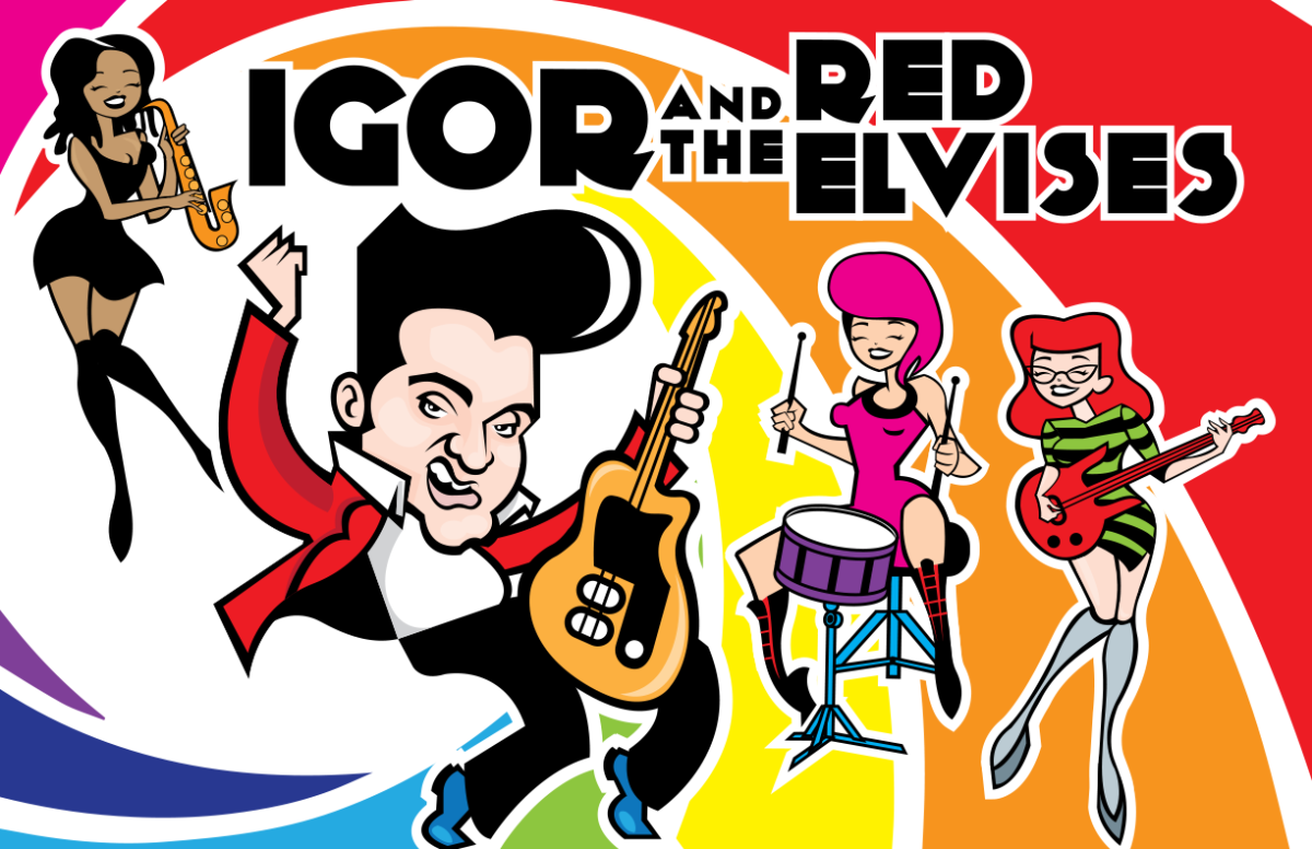 Igor & The Red Elvises The Bank & Blues Club
