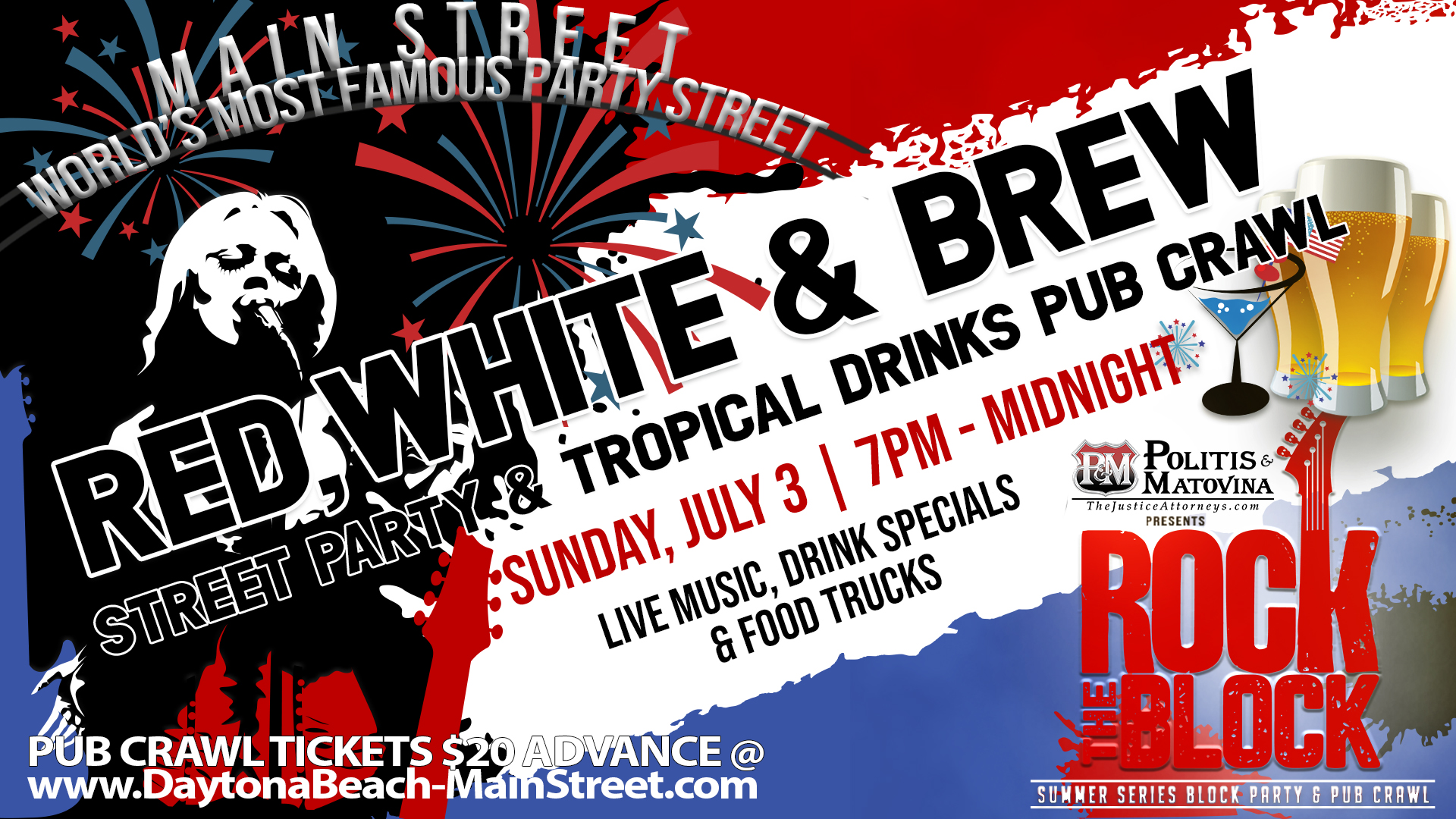 Red, White, and Brew Block Party