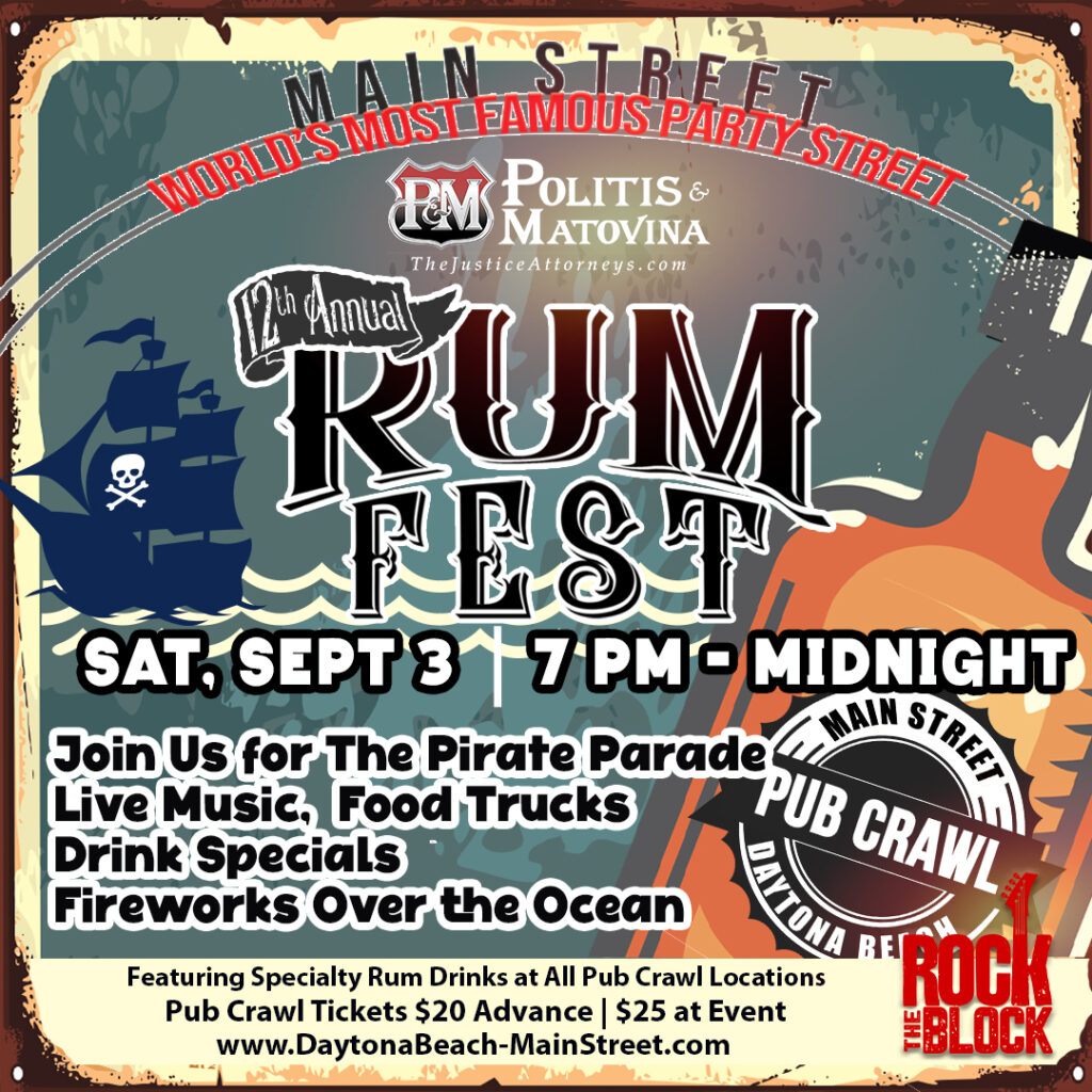 Island Rum Festival Main Street Daytona